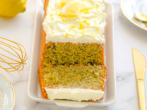 Quatre quarts au citron et pavot extra moelleux