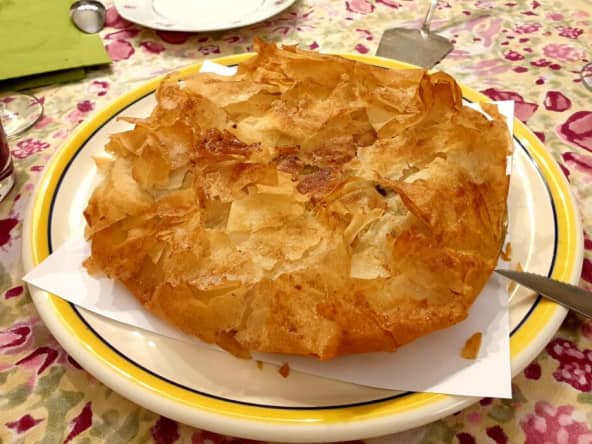 Tarte croustillante poire chocolat et frangipane