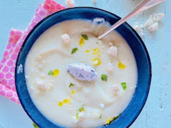 Velouté d'hiver au topinambour