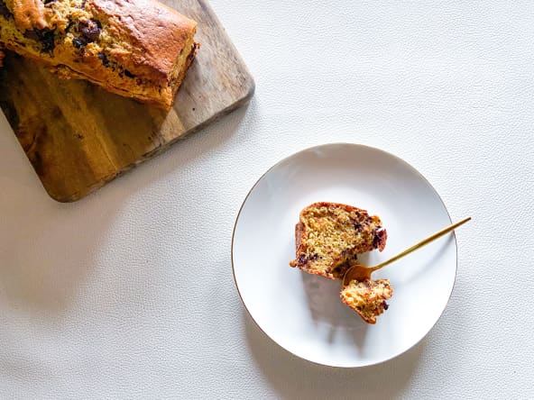 Cake hyper Moelleux aux pépites de chocolat Healthy