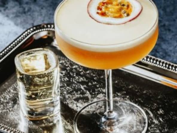 Pornstar Martini - cocktail vodka et fruit de la passion