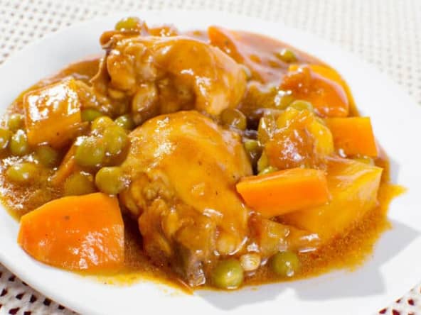 Blanquette de poulet et légumes - Recette régime