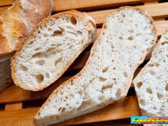 Baguettes à la levure fermentation longue