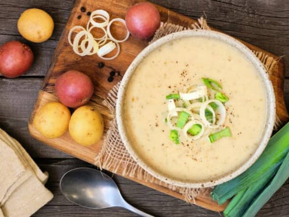 Recette simple et savoureuse : la crème de poireaux et pommes de terre