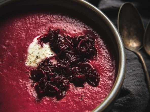 Recette simple de velouté à la betterave