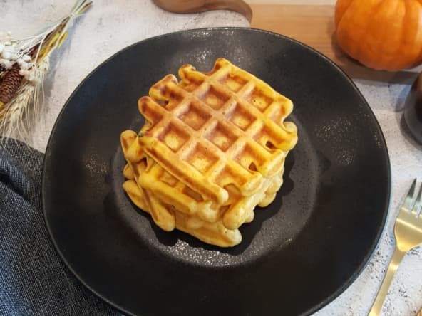 Gaufres à la butternut sans lactose pour un brunch original