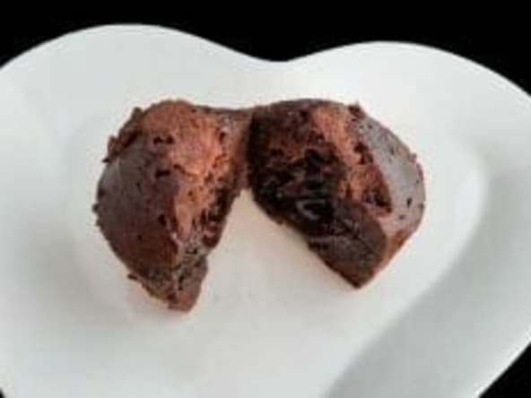 Recette de fondants au chocolat cœur coulant rapide à faire