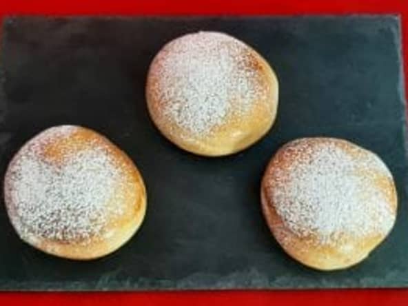 Beignet au sucre au four et sans huile pour Mardi Gras