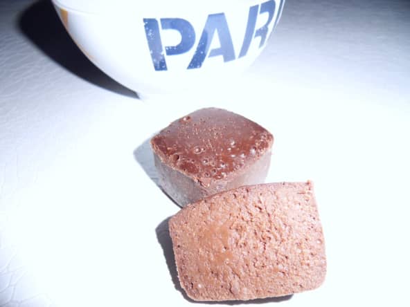 Fondant chocolat noir et ricotta