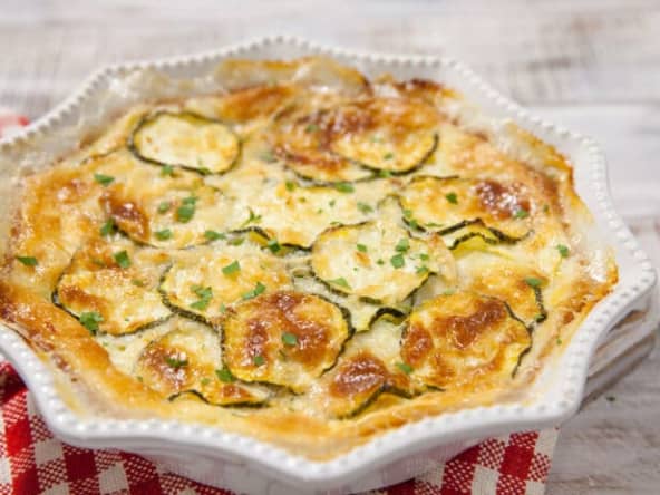 Gratin de courgette et jambon, un délice ! - Recette régime