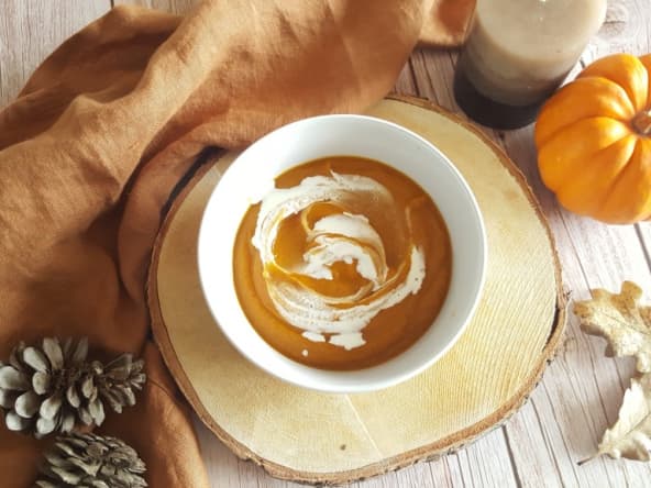 Soupe d'automne potimarron et châtaignes