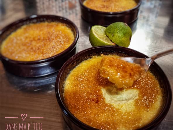 Crème brûlée au citron vert (au Companion ou non)