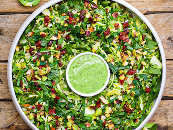 Salade de choux de Bruxelles facile et rapide