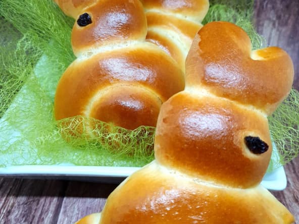 Lapins de Pâques au lait