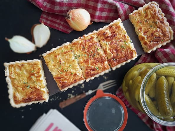 Tarte à l'oignon alsacienne ou Zewalawaja