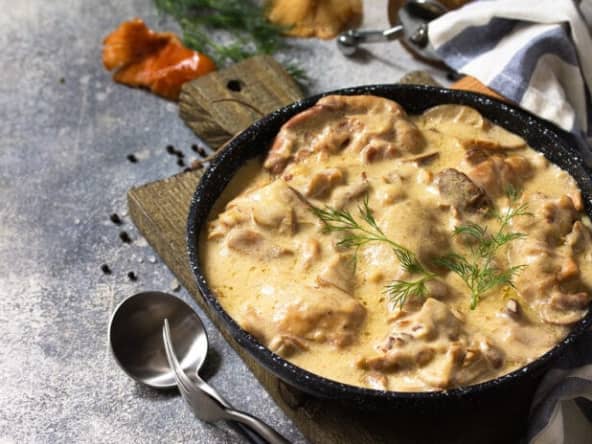 Vous allez adorer ce plat : Poulet à la crème de moutarde - Plat Principal