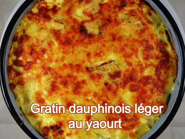 Gratin dauphinois léger au yaourt Weight Watchers