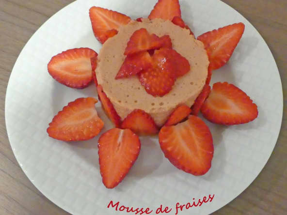 Mousse de fraises