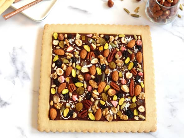 La Tarte Mendiant Gourmande du Chef Pâtissier Benoit Castel