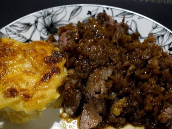 Magret de canard au miel et vinaigre balsamique