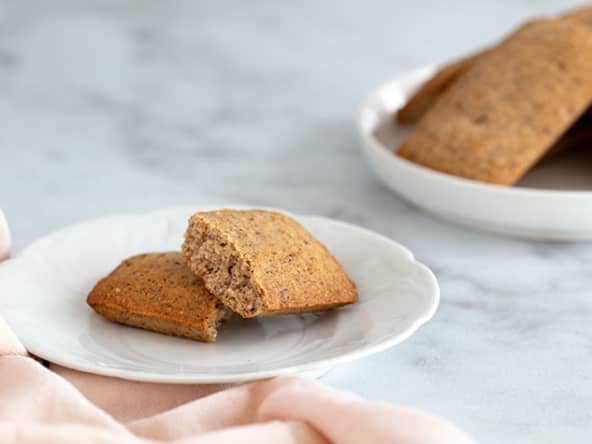 Financiers citron et noisette