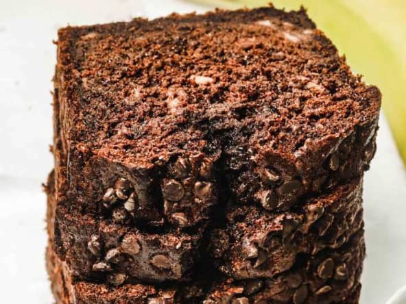 Meilleur Cake Banane Chocolat très Moelleux