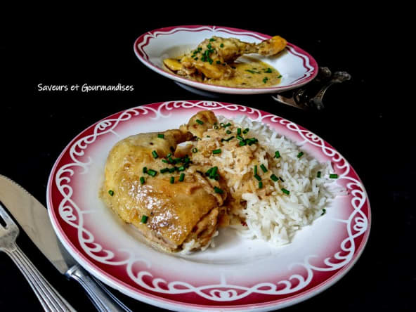 Poulet à la moutarde.