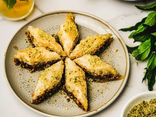 Baklava aux Pistaches et Amandes