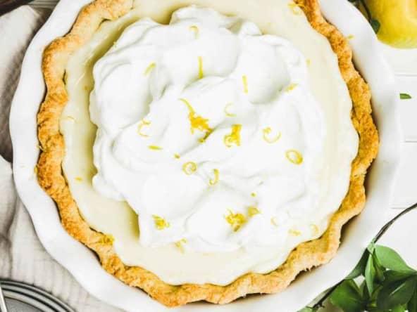 Lemon Pie à la Crème et Chantilly maison