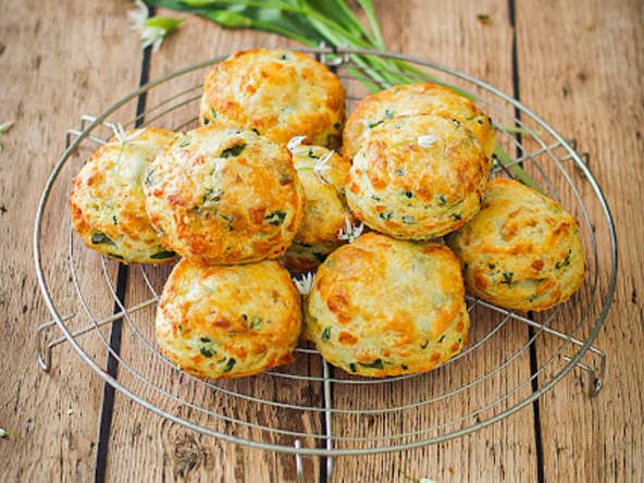 Scones à l'ail des ours