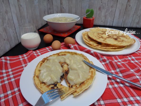 Crêpes moelleuses aux asperges (Eierkueche)