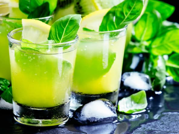 Cocktails Mojito citron sans alcool