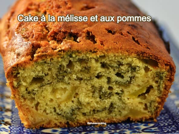 Cake à la mélisse et aux pommes