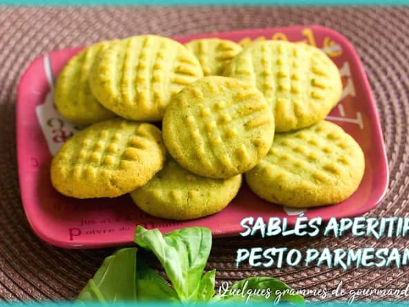 Sablés pesto parmesan