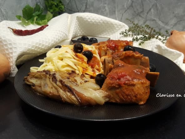 Tendrons de veau à la niçoise bien fondants