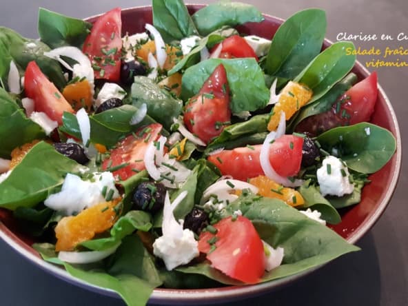 Salade fraîcheur vitaminée et colorée