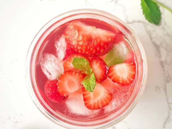 Cocktail Mojito fraise