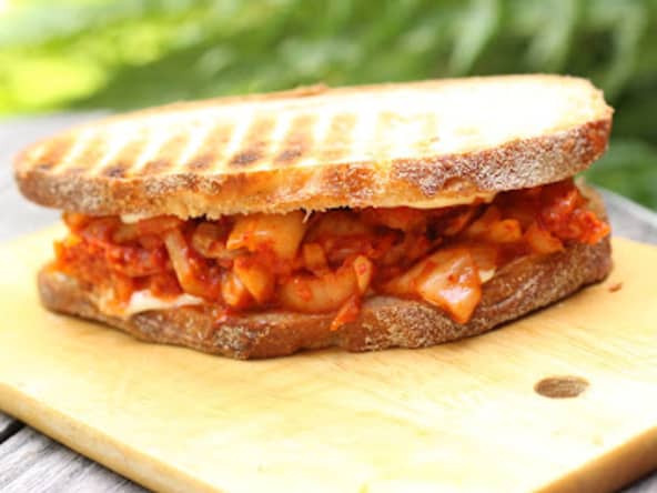 Sandwich au kimchi
