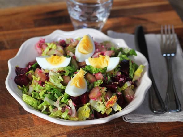 Salade de crudités légère au thon