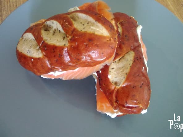 Mauricette au saumon fumé, ricotta, aneth