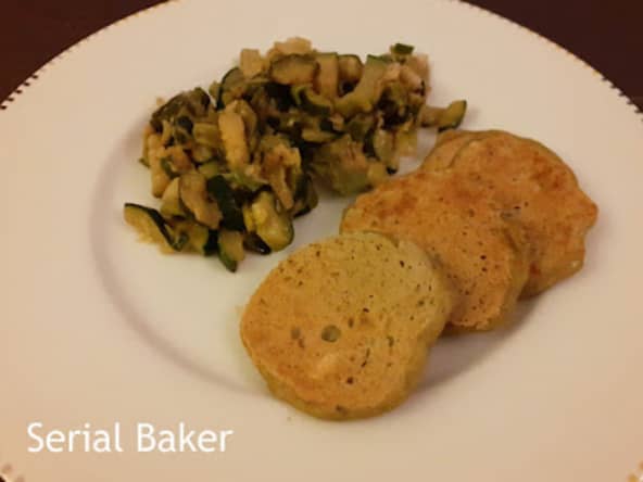 Pancakes au pesto et pecorino