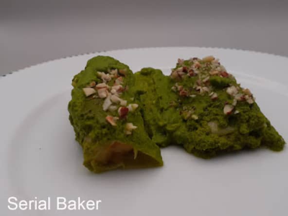 Cannelloni de poireau sauce verte