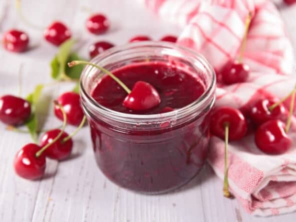 Confiture de cerises au robot ménager Thermomix