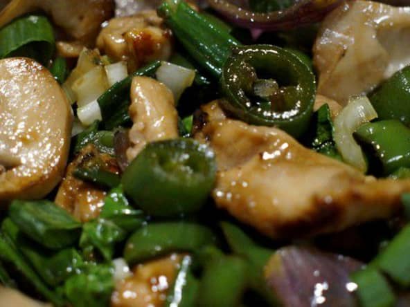 Poulet gros piments - Recette de la Réunion 