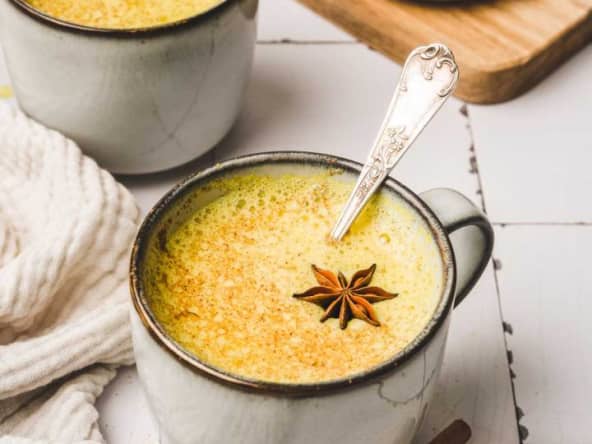 Recette du Golden Latte - le lait d'or infusé au curcuma et à la cannelle
