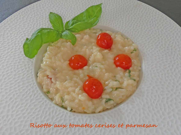 Risotto aux tomates cerises et parmesan