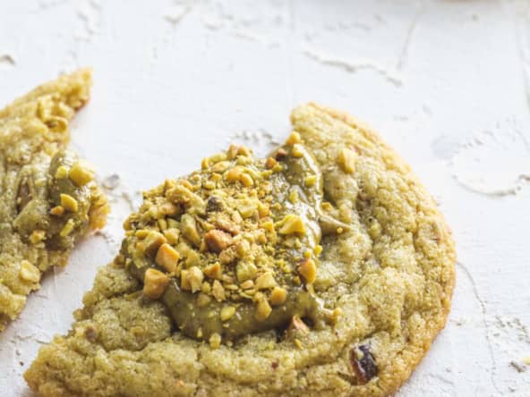 Recette maison de cookies à la pâte de pistache