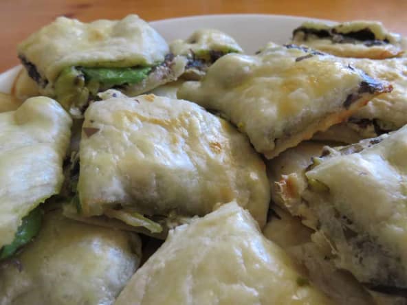 Feuilletés apéritifs aux algues et à l'avocat