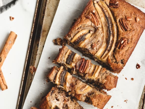 Banana bread Vegan bien moelleux