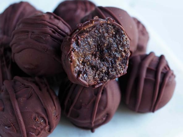 Bouchées de brownie à IG bas